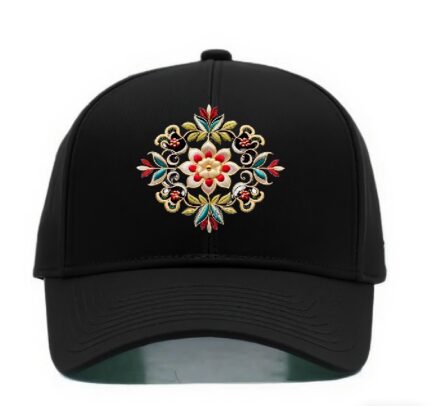 Dual-Color-Embroidered-Baseball-Cap
