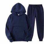 New-Solid-Color-Hooded-Casual-Hoodie-Blank-Mens-Hoodie-Suit