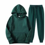 New-Solid-Color-Hooded-Casual-Hoodie-Blank-Mens-Hoodie-Suit